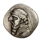 Exceptional Persian Silver Coin // Parthia, 121-91 BC