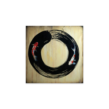 Enso With Koi Print // Sandi Baker