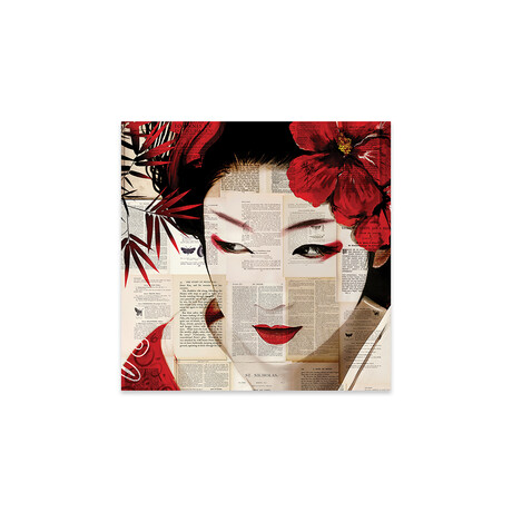 Geisha II Print // Caroline Wendelin (24"H x 24"W x 0.25"D)