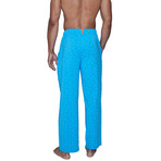 Lounge Pant // Squared Blue (S: 27"-29" Waist)