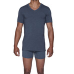 V-Neck Undershirt // Charcoal Heather (S)