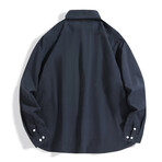 703 Navy Blue // Shirt Jacket (M)