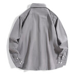 Single Pocket Button Up // Gray (L)
