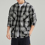 Z113 Black // Shirt Jacket (L)