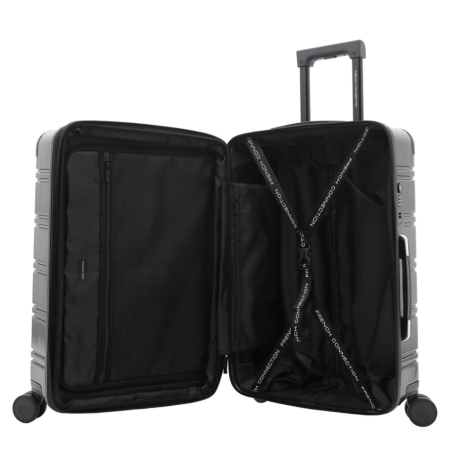 CONRAD COLLECTION 3 PC // TSA-LOCK EXPANDABLE ROLLING HARDSIDE LUGGAGE ...