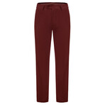 Braveman // Men's Premium Slim Fit 3PC Suit // Burgundy (L-40L)