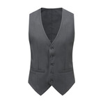 Braveman // Men's Premium Slim Fit 3PC Suit // Charcoal (L-38L)