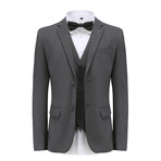 Braveman // Men's Premium Slim Fit 3PC Suit // Charcoal (L-38L)