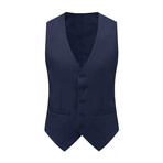 Braveman // Men's Premium Slim Fit 3PC Suit // Navy (L-38L)