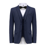 Braveman // Men's Premium Slim Fit 3PC Suit // Navy (L-38L)