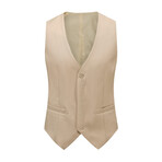 Braveman // Men's Premium Slim Fit 3PC Suit // Tan (L-38L)