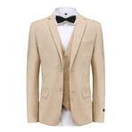 Braveman // Men's Premium Slim Fit 3PC Suit // Tan (L-38L)