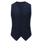 Gino Vitale // Men's Slim Fit Premium 3PC Tuxedo Set // Navy (L-40L)