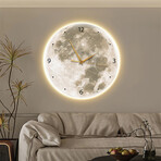 Moon Clock // Textured Surface