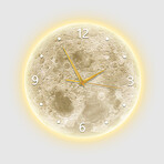 Moon Clock // Cratered Surface