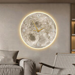 Moon Clock // Cratered Surface