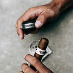 Stynger Premium Cigar Holder Set // Gun Metal