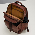 Heritage // Leather Backpack // Cognac