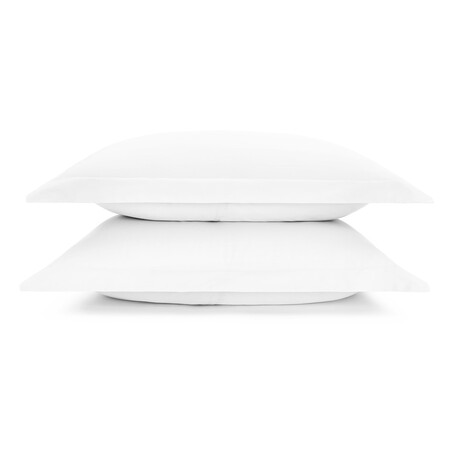 Luxe Sham Set // White (Euro - 26"H x 26"W)