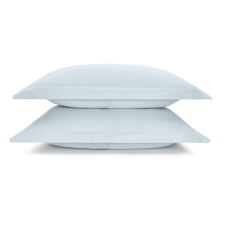 Luxe Sham Set // Ice (Euro - 26"H x 26"W)