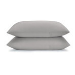 Luxe Pillowcase Set // Flint Gray (King - 20"H x 36"W)