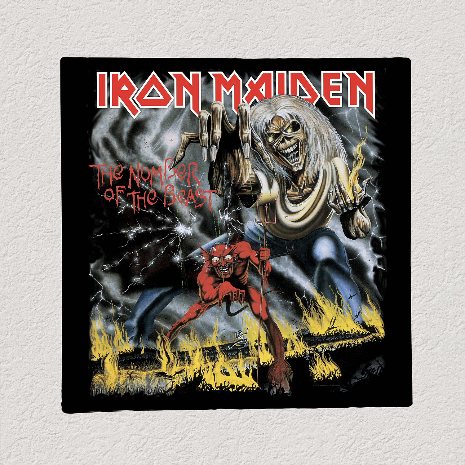 Iron Maiden // The Number of the Beast // HD Metal Album Cover Print ...