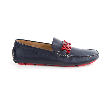 Chip Driver Red with Star Horse Bit // Navy (Euro: 39)