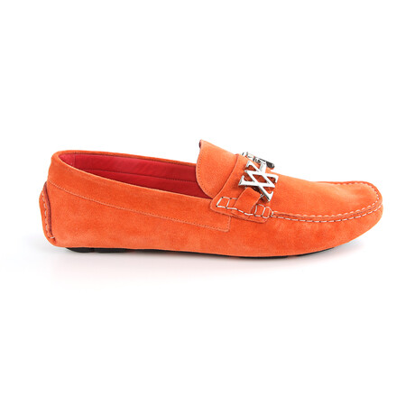 Chip Driver with Star Horse Bit Suede // Orange (Euro: 39)