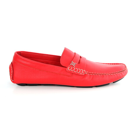 Chip Driver Loafer // Red (Euro: 39)