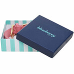 Full Grain Leather Adjustable Dog Collar // Pink (3/4" Wide * (12"-15") Neck)