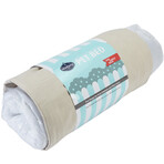 Washable Dog Bed With Removable Cover // Baby Pink + Beige