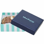 Full Grain Leather Adjustable Dog Collar // Beige (3/4" Wide * (12"-15") Neck)