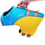 Reflective Dog Life Jacket & Water Safety Gear // Blue + Brillant Yellow (XX-Small)
