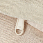 Washable Dog Bed With Removable Cover // Baby Pink + Beige