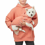 Hoodie for Pet Parents // Unisex // Coral (X-Small)