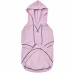 Soft & Comfy Dog Hoodie // Pink Lilac (Back Length 10")
