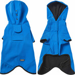 Waterproof Softshell Hooded Raincoat + Windbreaker // Dazzling Blue (Size 10)
