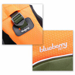 Reflective Dog Life Jacket & Water Safety Gear // Neon Orange + Dark Olive (XX-Small)