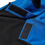 Waterproof Softshell Hooded Raincoat + Windbreaker // Dazzling Blue (Size 10)