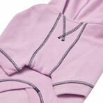 Soft & Comfy Dog Hoodie // Pink Lilac (Back Length 10")