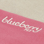 Washable Dog Bed With Removable Cover // Baby Pink + Beige