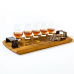 Whiskey Flight Board // Numbered Tasting Flight