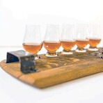 Whiskey Flight Board // Numbered Tasting Flight