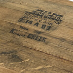 Bourbon Barrel Tray // Original Stamping