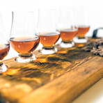 Whiskey Flight Board // Numbered Tasting Flight