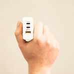 Omega 100W USB-C GaN Charger (White)