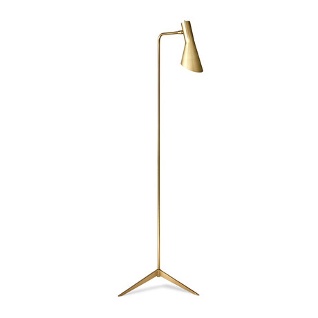 Penelope Floor Lamp // Brass