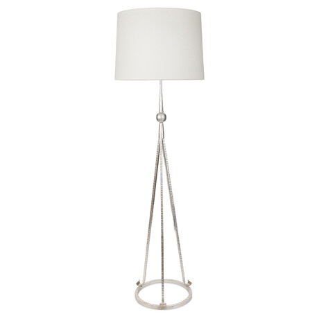 Celia Tripod Floor Lamp // Silver