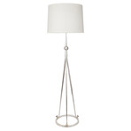 Celia Tripod Floor Lamp // Silver