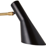 Penelope Wall Sconce // Brass + Black